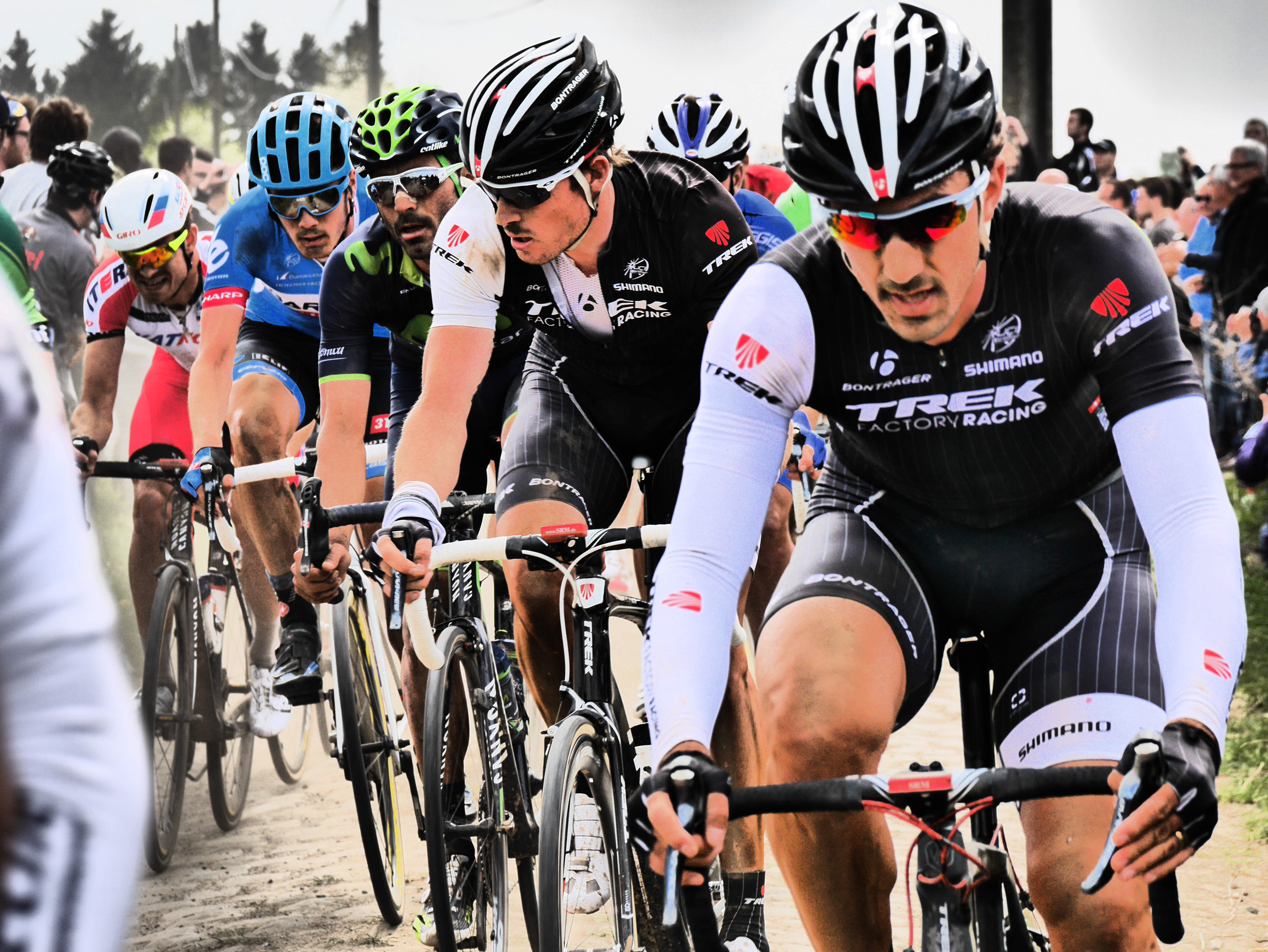 Photo: Boonen and Cancellara are not as strong as they have been in the past. 